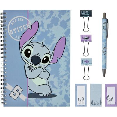 Undercover, Heft + Block, Schreibset Lilo & Stitch, Motiv: Stitch, Anwender: Kinder (A5, Liniert, Weicher Einband) Undercover, Heft + Block, Schreibset Lilo & Stitch, Motiv: Stitch, Anwender: Kinder (A5, Liniert, Weicher Einband)