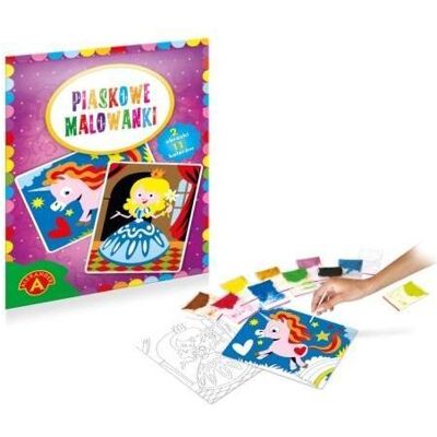 Alexander Sand Malvorlagen Prinzessin und das Einhorn ALEX Alexander Sand Malvorlagen Prinzessin und das Einhorn ALEX