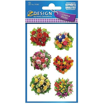10x Avery, Sticker, Blumensträusse (12 Sticker) 10x Avery, Sticker, Blumensträusse (12 Sticker)