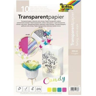 Folia, Bastelpapier, Candy (115 g/m², 10x) Folia, Bastelpapier, Candy (115 g/m², 10x)