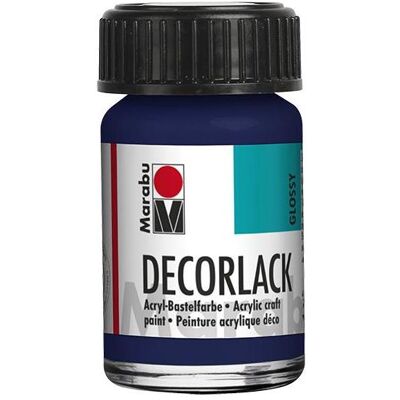 Marabu, Künstlerfarbe + Bastelfarbe, Dekorlack Acryl 15 ml dunkelblau (15 ml) Marabu, Künstlerfarbe + Bastelfarbe, Dekorlack Acryl 15 ml dunkelblau (15 ml)