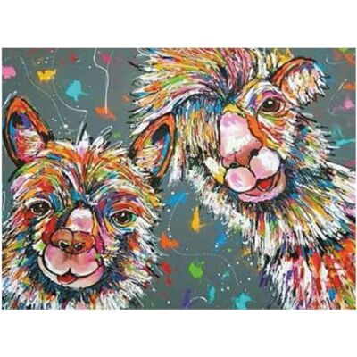 Pracht Diamond Painting 6037-40391 Lamas 25 x 35 cm Pracht Diamond Painting 6037-40391 Lamas 25 x 35 cm
