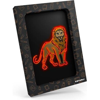 Kidywolf Leuchtendes Wandbild 3er-Set, Tiere Kidywolf Leuchtendes Wandbild 3er-Set, Tiere