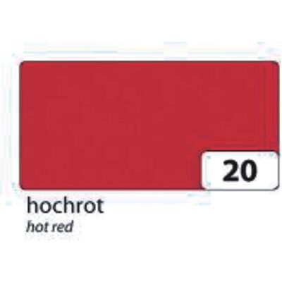 Folia, Bastelpapier, Fotokarton, (B)500 x (H)700 mm, 300 g/qm, hochrot (300 g/m²) Folia, Bastelpapier, Fotokarton, (B)500 x (H)700 mm, 300 g/qm, hochrot (300 g/m²)
