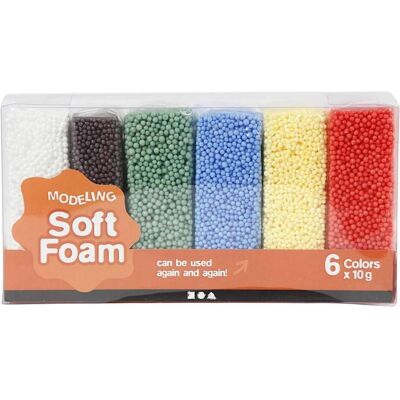 Creativ Company Soft Foam Clay Standardfarben - Kreativ Set Creativ Company Soft Foam Clay Standardfarben - Kreativ Set