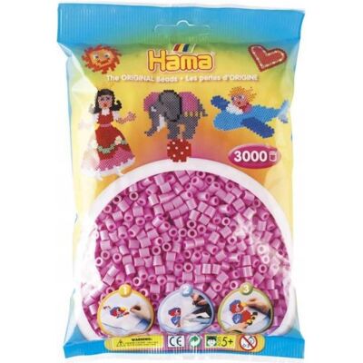 Toymax Hama midi perler 3000stk pastel pink Toymax Hama midi perler 3000stk pastel pink
