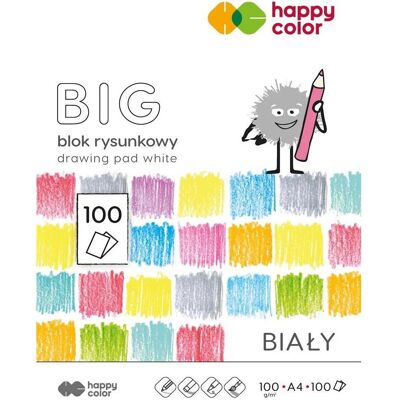 GDD, Heft + Block, Weisser Zeichenblock A4/100K BIG HAPPY COLOR (A4, Blanko) GDD, Heft + Block, Weisser Zeichenblock A4/100K BIG HAPPY COLOR (A4, Blanko)
