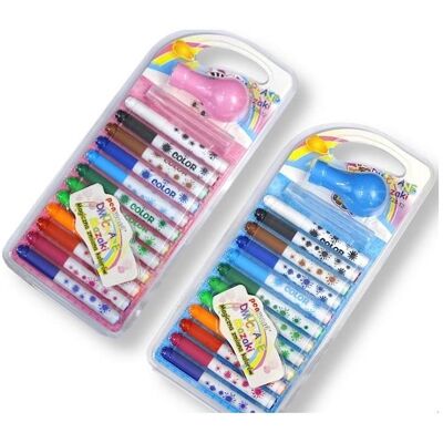 Polsirhurt, Marker, Aufblasbare Marker 12 Farben + MIX-Vorlage (12x) Polsirhurt, Marker, Aufblasbare Marker 12 Farben + MIX-Vorlage (12x)