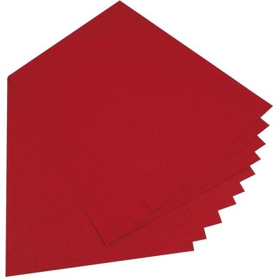 Folia, Bastelpapier, Fotokarton, (B)500 x (H)700 mm, 300 g/qm, dunkelrot (300 g/m², 10x) Folia, Bastelpapier, Fotokarton, (B)500 x (H)700 mm, 300 g/qm, dunkelrot (300 g/m², 10x)