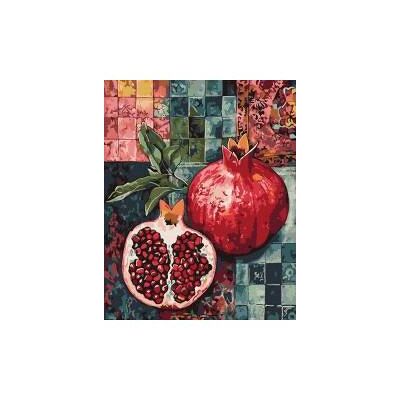 Ideyka Malen nach Zahlen - Roter Granat 40x50cm Ideyka Malen nach Zahlen - Roter Granat 40x50cm