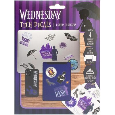 Blue Sky Sticker, Mercredi - Set de Stickers Tech (4 Sticker) Blue Sky Sticker, Mercredi - Set de Stickers Tech (4 Sticker)