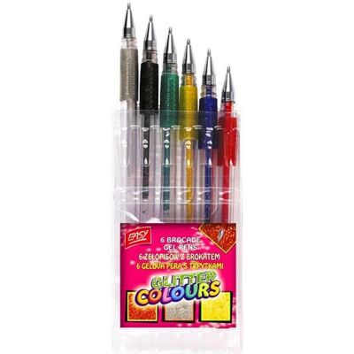 Bertus, Schreibstifte, Glitzer-Gelstift 6 Farben EINFACH (6x) Bertus, Schreibstifte, Glitzer-Gelstift 6 Farben EINFACH (6x)