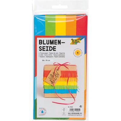 Folia, Bastelpapier, Seidenpapier, (B)500 x (H)700 mm, 20 g/qm, sortiert (20 g/m², 1x) Folia, Bastelpapier, Seidenpapier, (B)500 x (H)700 mm, 20 g/qm, sortiert (20 g/m², 1x)