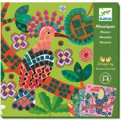 Djeco Mosaik Vögel Djeco Mosaik Vögel