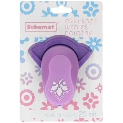 Schemat, Stanzer, Dekorativer Eckstanzer 25 mm Blätter MIX Schemat, Stanzer, Dekorativer Eckstanzer 25 mm Blätter MIX
