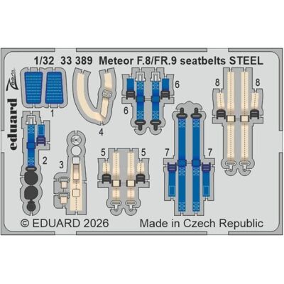 Eduard Meteor FR.9 1/32 for Revell Eduard Meteor FR.9 1/32 for Revell