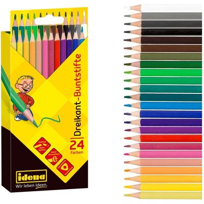 Idena, Malstifte, Dreikant Buntstifte Holzfrei 24 Stück (24x) Idena, Malstifte, Dreikant Buntstifte Holzfrei 24 Stück (24x)