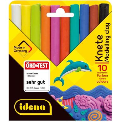 Idena Knete 10 Stangen Farben sortiert Idena Knete 10 Stangen Farben sortiert