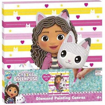 Grafix Gabbys Puppenhaus – Diamantmalerei auf Leinwand – 30 x 30 cm Grafix Gabbys Puppenhaus – Diamantmalerei auf Leinwand – 30 x 30 cm