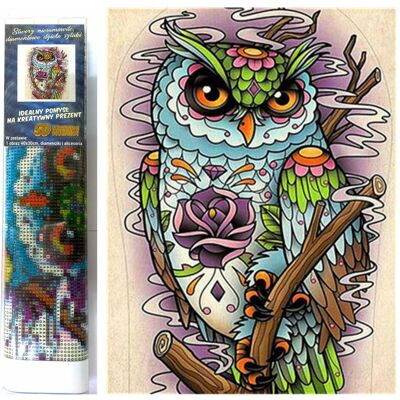 Norimpex Diamant Malerei Wise Owl 30x40cm Norimpex Diamant Malerei Wise Owl 30x40cm