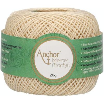 Anchor Artiste Mercer Crochet Stärke 20 20 g Stärke 20 00387 20 g, Garn + Wolle Anchor Artiste Mercer Crochet Stärke 20 20 g Stärke 20 00387 20 g, Garn + Wolle