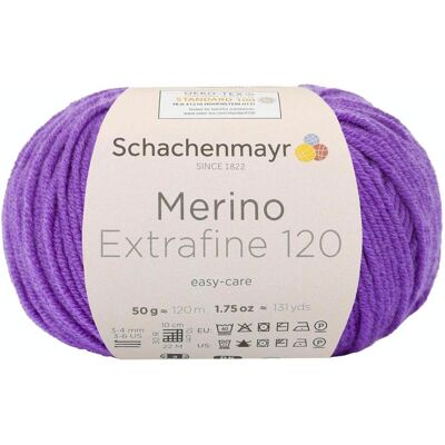 Schachenmayr ca. 120 m 00147 violett 50 g, Garn + Wolle, Violett Schachenmayr ca. 120 m 00147 violett 50 g, Garn + Wolle, Violett
