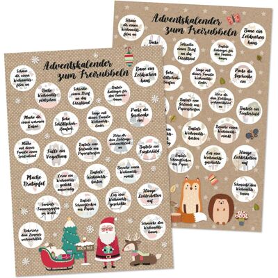Papierdrachen Adventskalender zum Freirubbeln - Weihnachtsaufgaben für Kin Papierdrachen Adventskalender zum Freirubbeln - Weihnachtsaufgaben für Kin