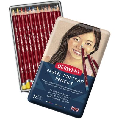 Derwent Pastell Porträt-Bleistifte - 12er Set Derwent Pastell Porträt-Bleistifte - 12er Set