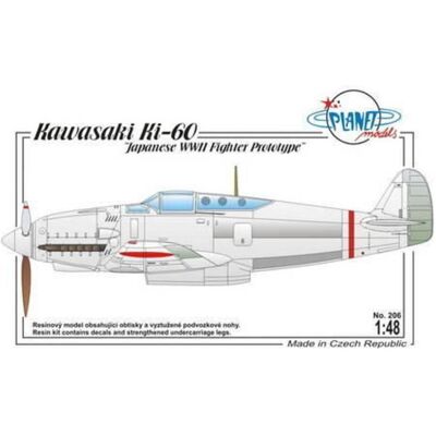Planet Models Kawasaki Ki-60 Japanse WWII Fighter Pro 1/72 - Flugzeugmodellbausatz Planet Models Kawasaki Ki-60 Japanse WWII Fighter Pro 1/72 - Flugzeugmodellbausatz