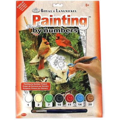 Magni Royal & Langnickel - Malen nach Zahlen Tierische Nachbarn, enthält Farben und Pinsel, für Erwachsene Magni Royal & Langnickel - Malen nach Zahlen Tierische Nachbarn, enthält Farben und Pinsel, für Erwachsene