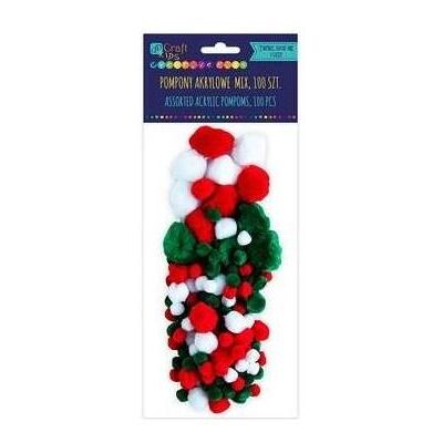 DP Craft Acryl-Pompons 100 Stück DP Craft Acryl-Pompons 100 Stück