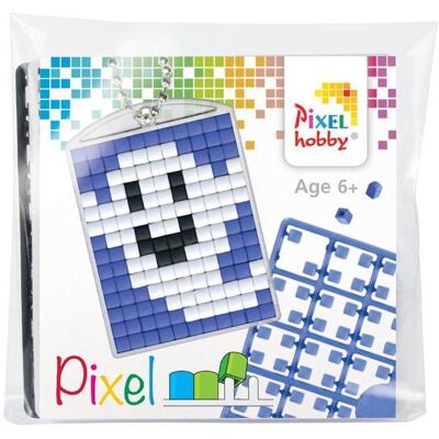 Magni Pixel P23033 Mosaik Medaillon Geist, Schlüsselanhänger für Kinder zum Selbstgestalten, kinderleichte Magni Pixel P23033 Mosaik Medaillon Geist, Schlüsselanhänger für Kinder zum Selbstgestalten, kinderleichte