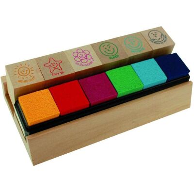 Magni, Stempel, Holzstempel-Set Lehrer 6 Motive 13 Teile Magni, Stempel, Holzstempel-Set Lehrer 6 Motive 13 Teile