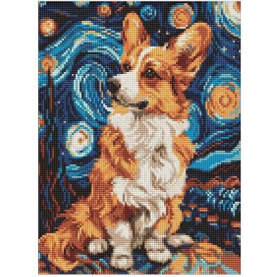 Ideyka Diamond Painting - Entzückender Corgi 30 x 40 cm Ideyka Diamond Painting - Entzückender Corgi 30 x 40 cm