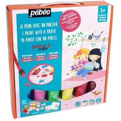 Pebeo Künstlerfarbe Bastel-Set - Mini Atelier-Box für Kinder Pebeo Künstlerfarbe Bastel-Set - Mini Atelier-Box für Kinder