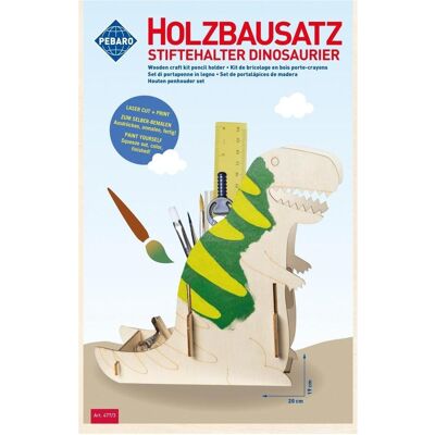 Pebaro Holzbausatz Laser cut Stiftehalter Dinosaurier Pebaro Holzbausatz Laser cut Stiftehalter Dinosaurier