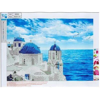 Centrum Diamond Painting 30*40cm. HUSE OG HAV Centrum Diamond Painting 30*40cm. HUSE OG HAV