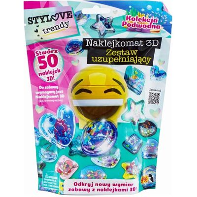 EPEE, Sticker, 3D-Stickermaschine - Unterwasserkollektion (50 Sticker) EPEE, Sticker, 3D-Stickermaschine - Unterwasserkollektion (50 Sticker)