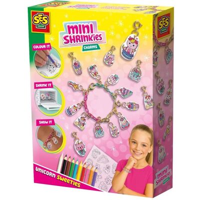Ses Creative - Mini Shrinkies - Charms Unicorn Sweeties - Schrumpffolie - Armbänder selber machen - Ses Creative - Mini Shrinkies - Charms Unicorn Sweeties - Schrumpffolie - Armbänder selber machen -
