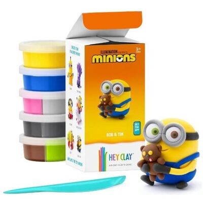 Tm, Modelliermasse, Hey Clay – Minions: Bob und Tim mit Zubehör Tm, Modelliermasse, Hey Clay – Minions: Bob und Tim mit Zubehör