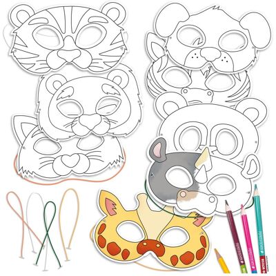Papierdrachen Bastelset Papiermasken Tierwelt Papierdrachen Bastelset Papiermasken Tierwelt