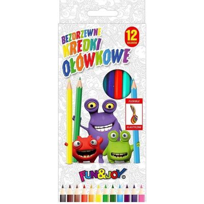 Titanum, Malstifte, Holzlose Buntstifte, 12 Farben (12x) Titanum, Malstifte, Holzlose Buntstifte, 12 Farben (12x)