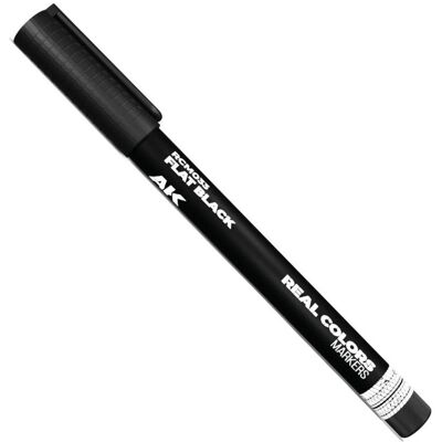 AK Interactive, Marker, Real Colors Marker Flat Black AK Interactive, Marker, Real Colors Marker Flat Black