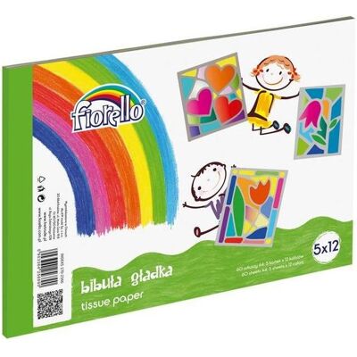 Fiorello, Bastelpapier, Glatter Papierblock A4/60K Fiorello, Bastelpapier, Glatter Papierblock A4/60K