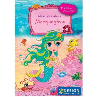 Avery Meerjungfrau Stickerbuch - A5 - 5 Spielwelten Avery Meerjungfrau Stickerbuch - A5 - 5 Spielwelten