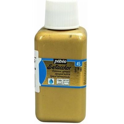 Pebeo Künstlerfarbe & Bastelfarbe - Setacolor Opak Schimmerndes Gold - 250 ml Pebeo Künstlerfarbe & Bastelfarbe - Setacolor Opak Schimmerndes Gold - 250 ml