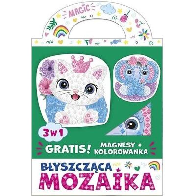 Teka Glänzendes Mosaik 3in1 – Kätzchen und Elefant Teka Glänzendes Mosaik 3in1 – Kätzchen und Elefant