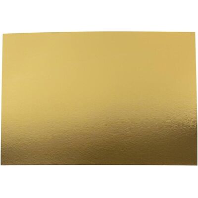 Creativ Company, Bastelpapier, Metallic Foil Card, A4, sheet 210x297 mm, 280 g, gold, 10 sheet/ 1 pack (280 g/m², 10x) Creativ Company, Bastelpapier, Metallic Foil Card, A4, sheet 210x297 mm, 280 g, gold, 10 sheet/ 1 pack (280 g/m², 10x)