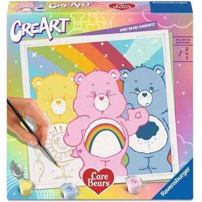 Ravensburger CreArt, Malen nach Zahlen Adults Trend Care Bears - Glücksbärchi-Momente Ravensburger CreArt, Malen nach Zahlen Adults Trend Care Bears - Glücksbärchi-Momente