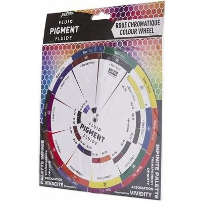 Pebeo, Künstlerfarbe + Bastelfarbe, Fluid Pigment Farbkreis Pebeo, Künstlerfarbe + Bastelfarbe, Fluid Pigment Farbkreis